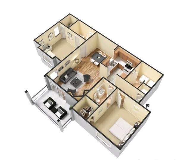 Floorplan - xLakeside at Arbor Place