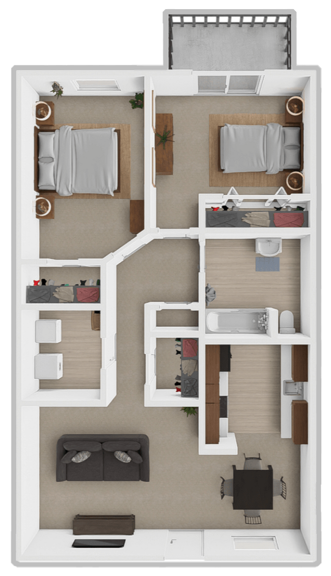 Floorplan - Ridgeport Apartments and Townhomes