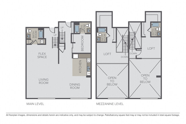 1 Bedroom, 4 Bath Loft - Bennett Lofts