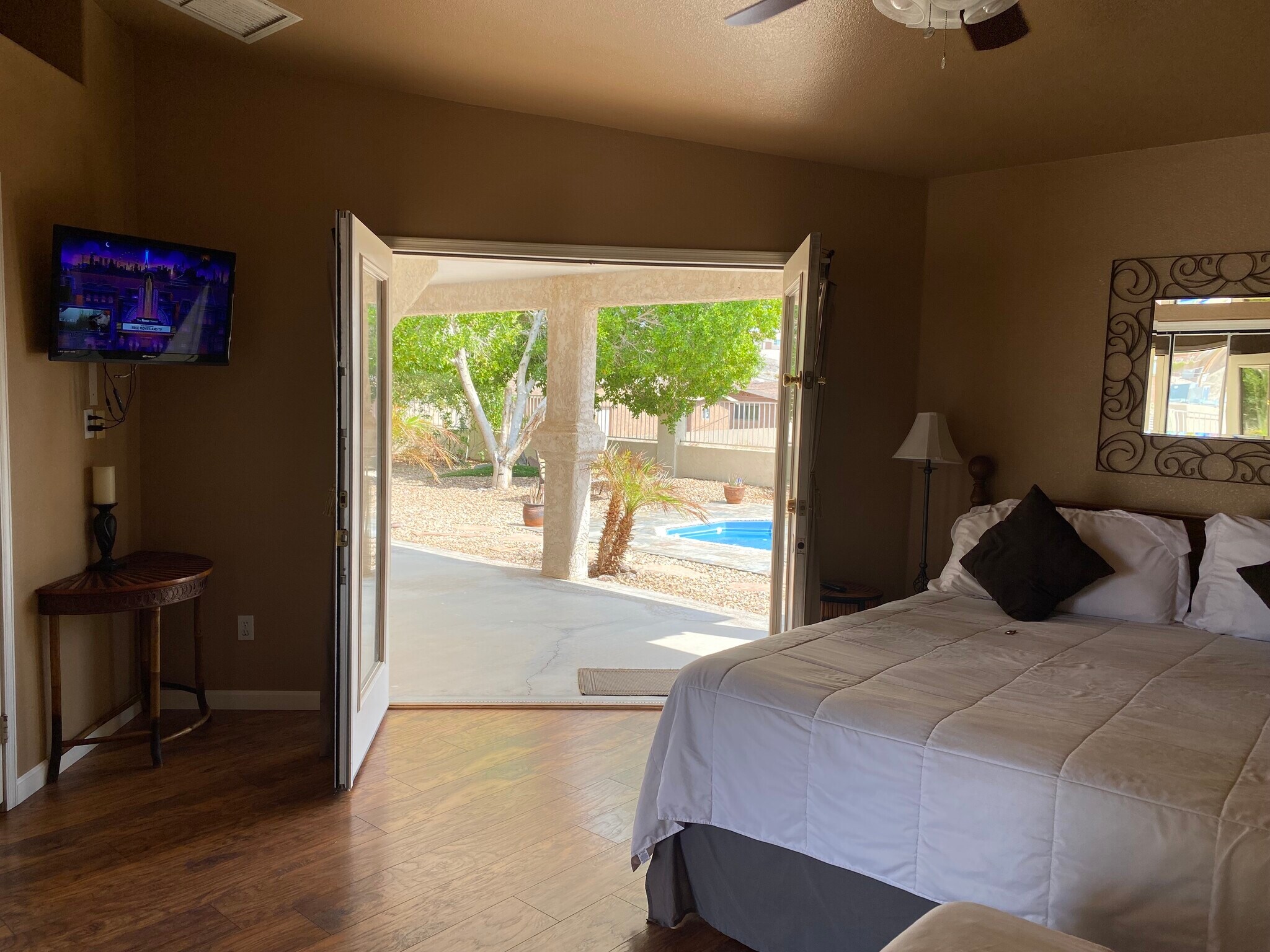 master bedroom french doors - 3640 Vega Dr