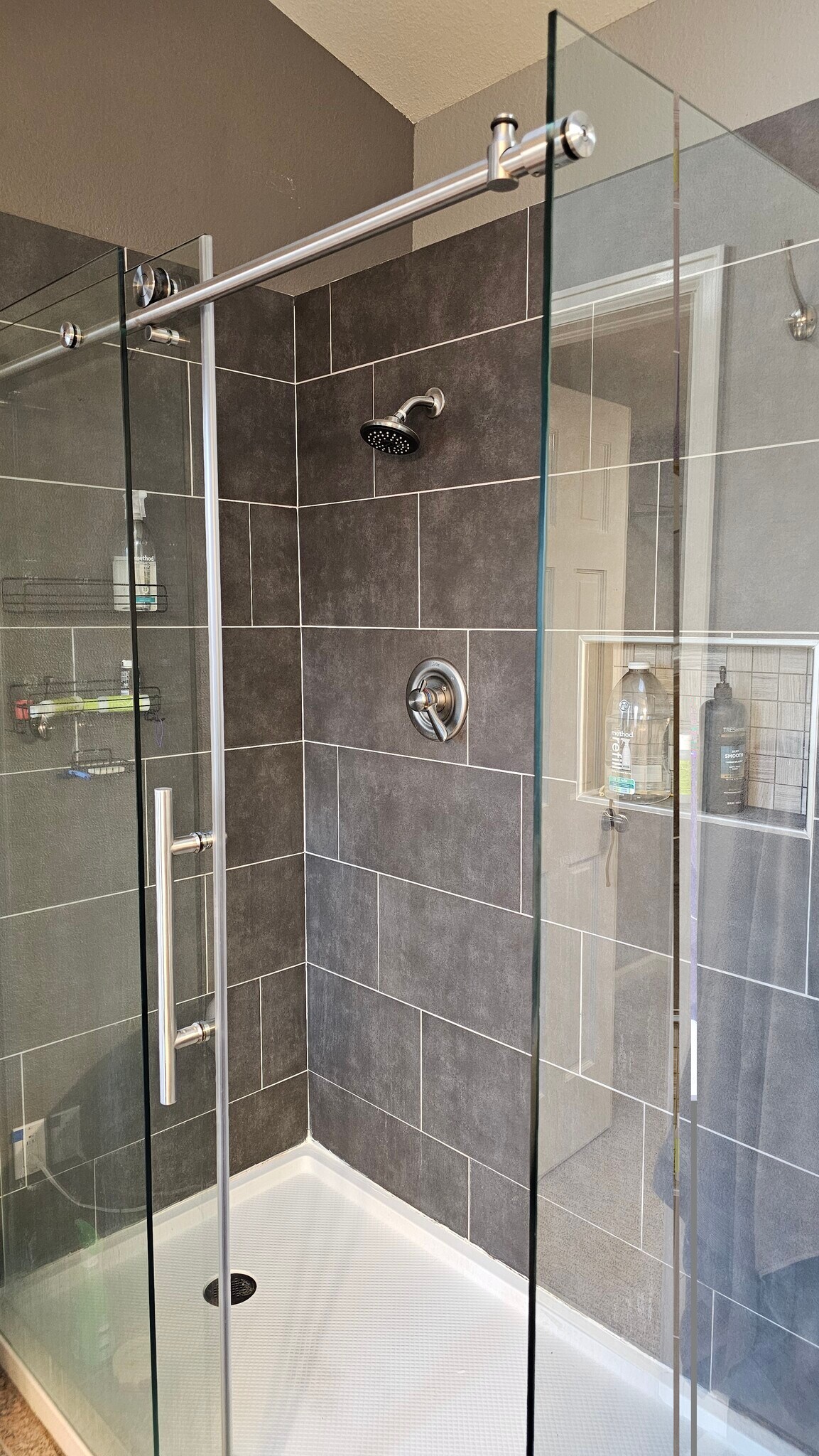 huge walk-in shower in en-suite bathroom - 6782 Swadley Court