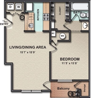 The Bentley - Park Trace Apartments