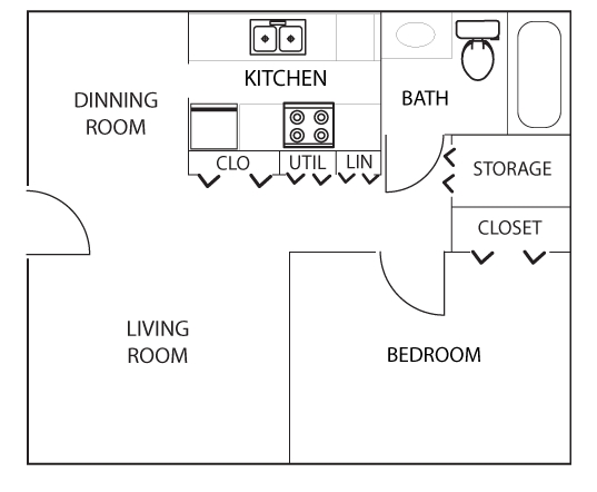 1BR/1BA - Willow Glen