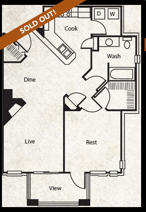 1BR/1BA - Trail Walk Apartments