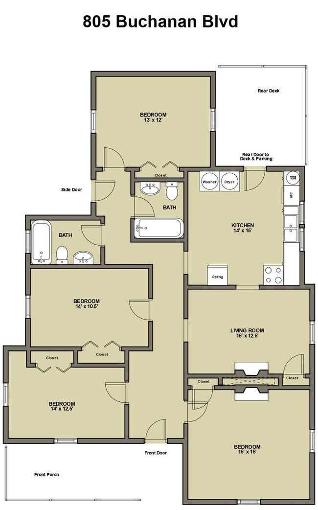 Building Photo - Perfect 3BR Home by Duke - All Appliances ...
