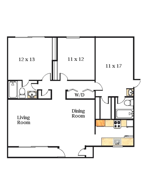 Floorplan - Sausalito Apartments