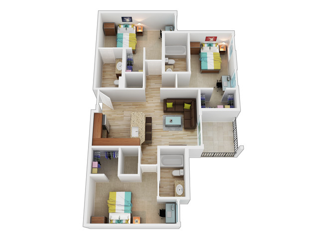 Floorplan - La Pointe