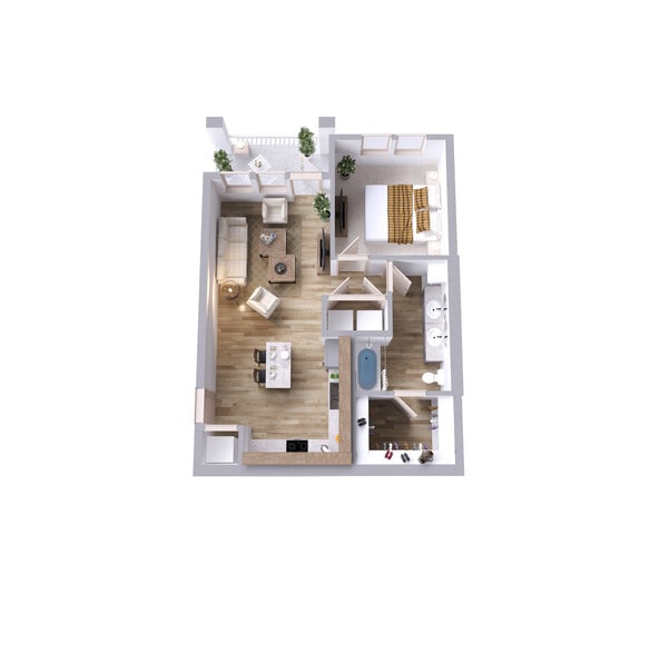 Penrose - 738SQFT - Kelly Hollow