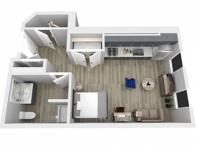 3D image of Floor Plan - 320 West Mag