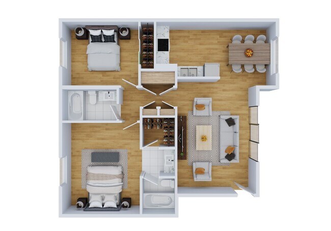 Floorplan - La Casitas Apartments