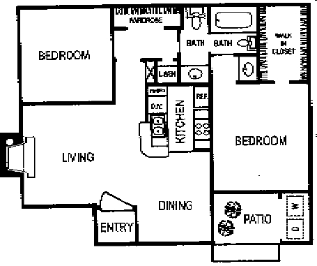 2BR/1.5BA - Cedar Ridge