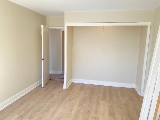 Bedroom closet with new shelving - 1460 N Sandburg Ter