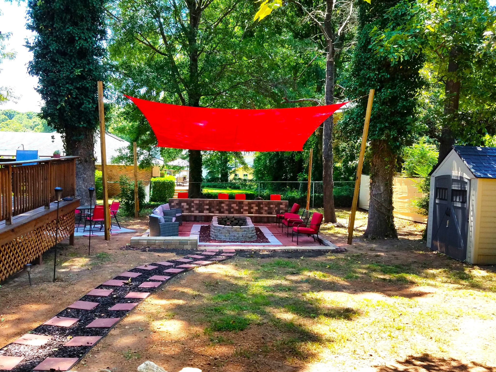 Custom-Built Fire Pit/Patio - 4360 Elegance Dr