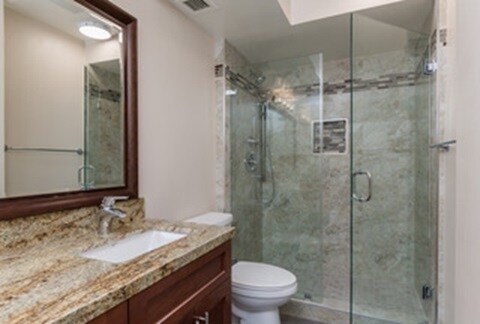 One of 3 bathrooms - 500 W Harbor Dr