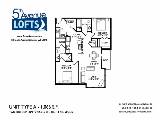 Floorplan - 5th Avenue Lofts