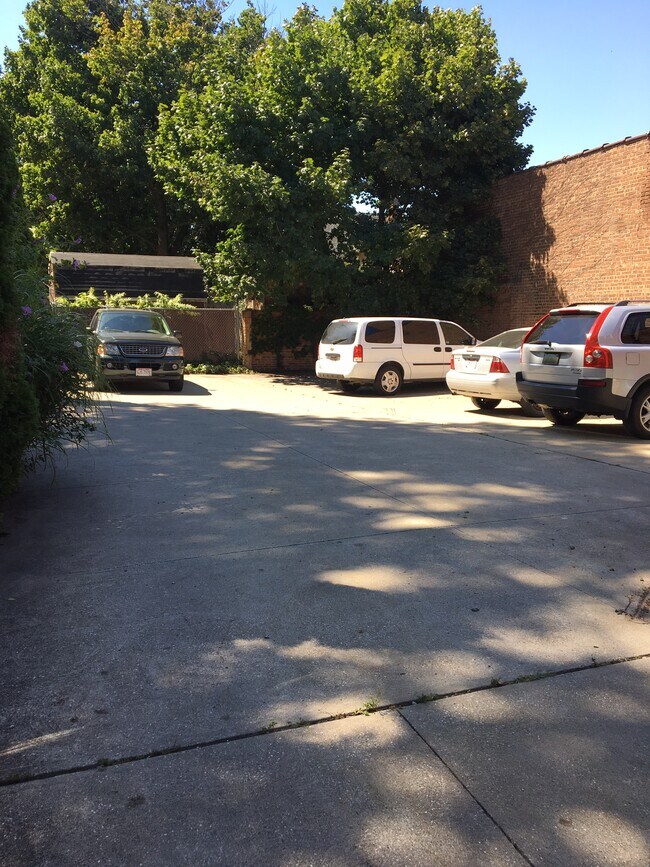One of the entrances to parking area, - 2151 Broadview Rd