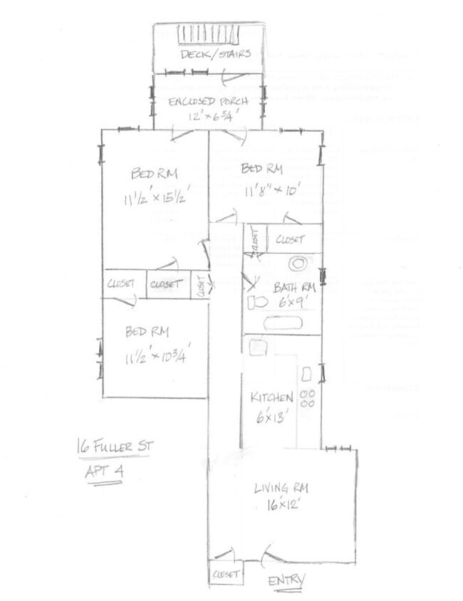 Building Photo - 9/1 Coolidge Corner 3BR with equal sized bedrooms, heat inc, sunroom!