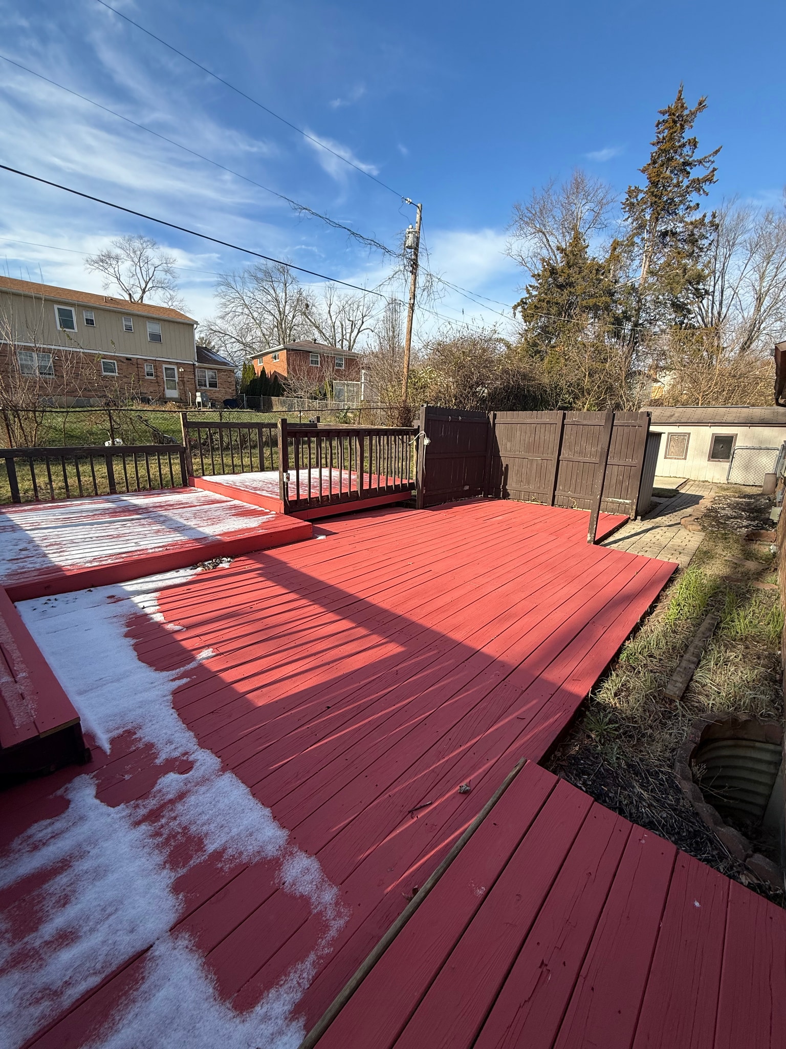 OUTSIDE DECK - 581 Bessinger Dr