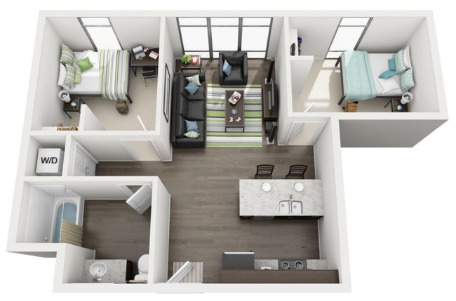 Floorplan - Healey Place Apartments