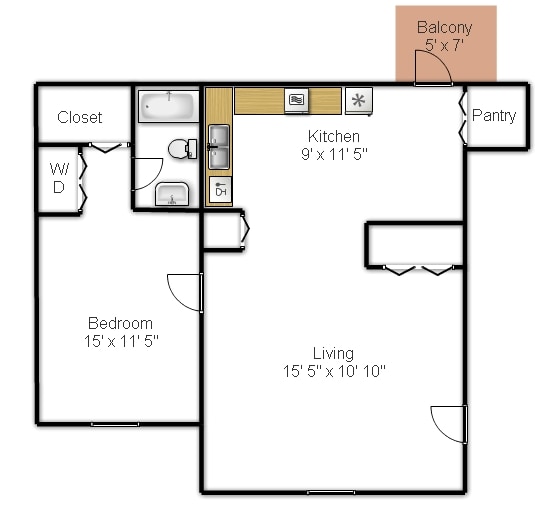 Unit 13 - New Castle Apartments
