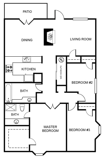 3BR/2BA - Laurelwood West Villas
