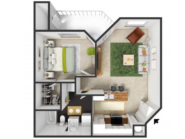 Floorplan - Commons at Avalon Park Apartments