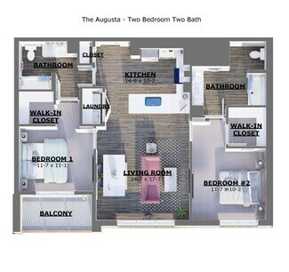 Building Photo - The Augusta - Two Bedroom Two Bath