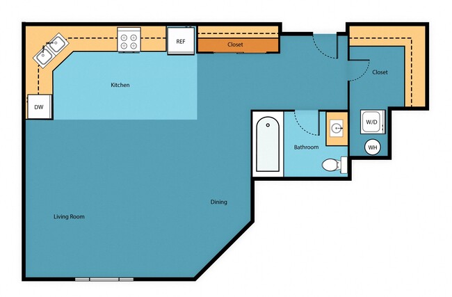 Floorplan - Arabella Apartment Homes