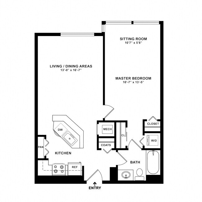 Floorplan - The Alexander Apartments