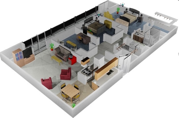 2BR/2BA - Arcadia Pointe