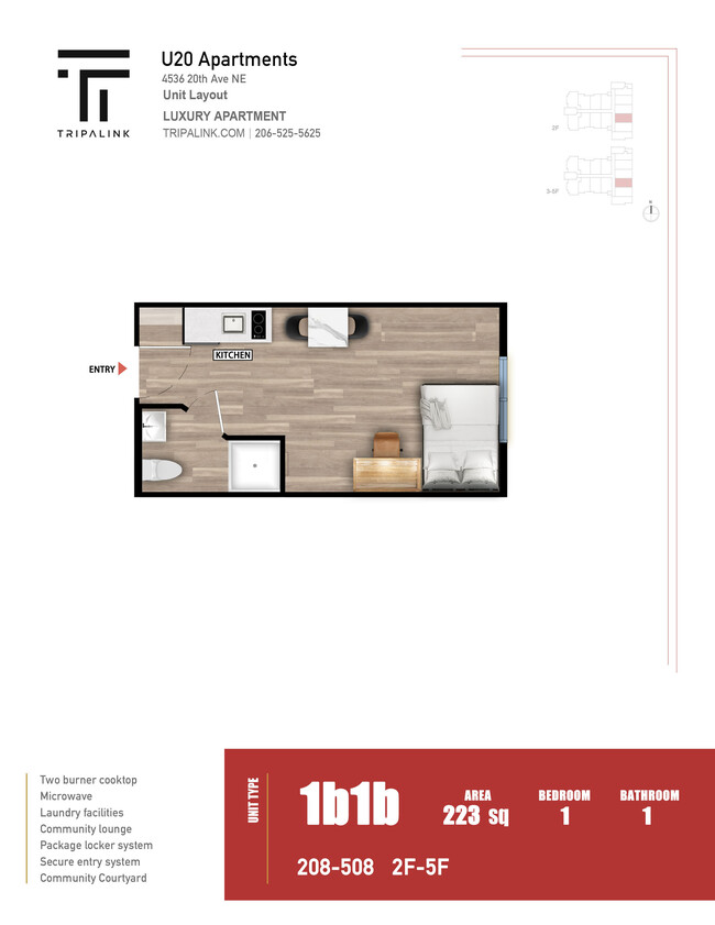 Floorplan - U20 Apartments