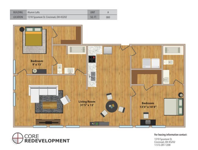 Interior Photo - Alumni Lofts