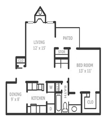 1BR/1BA - Woods on the Fairway