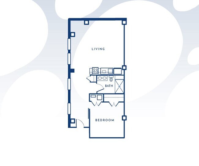 900 sf - The Meridia Apartments