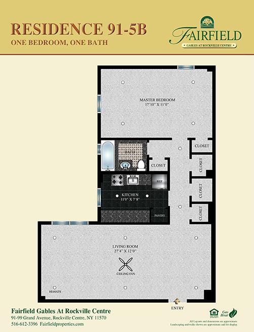 Floorplan - Fairfield Gables At Rockville Centre