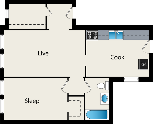 Floorplan - Reside at 849