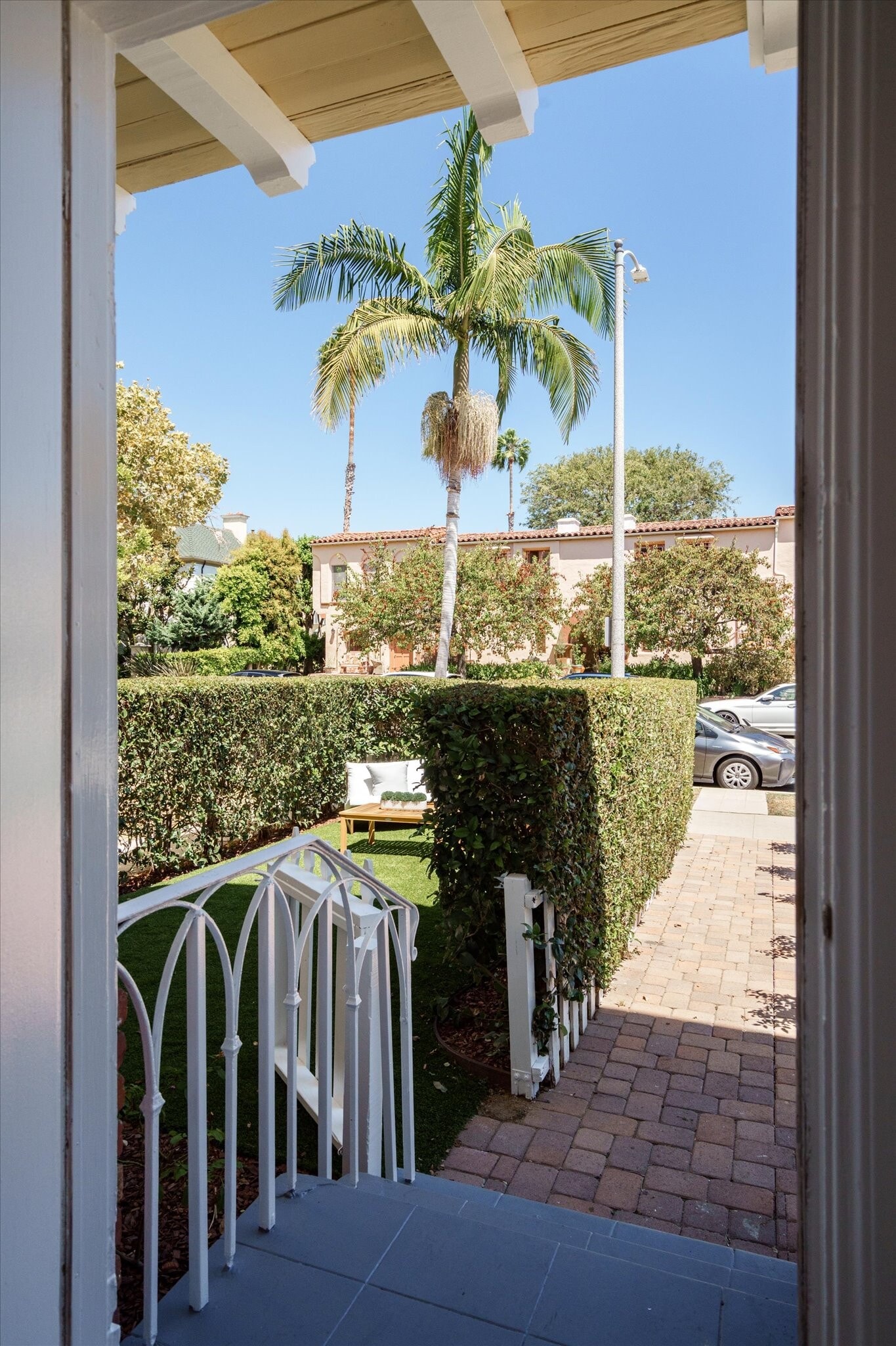 View from front door - 215 S Poinsettia Pl