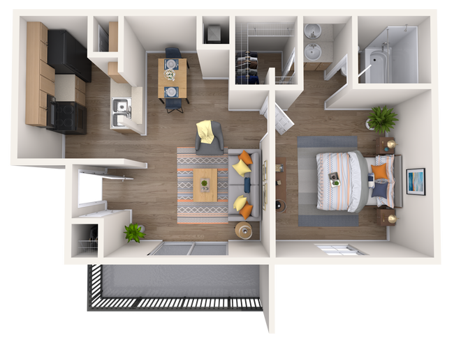 Floorplan - Verde Apartments