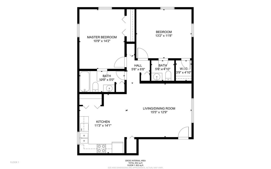 Floor Plan - 510 E Harden St