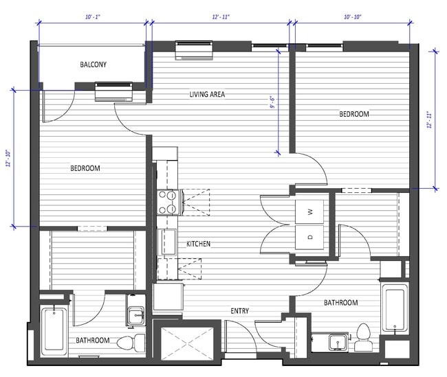 Floorplan - Hyas Point Apartments
