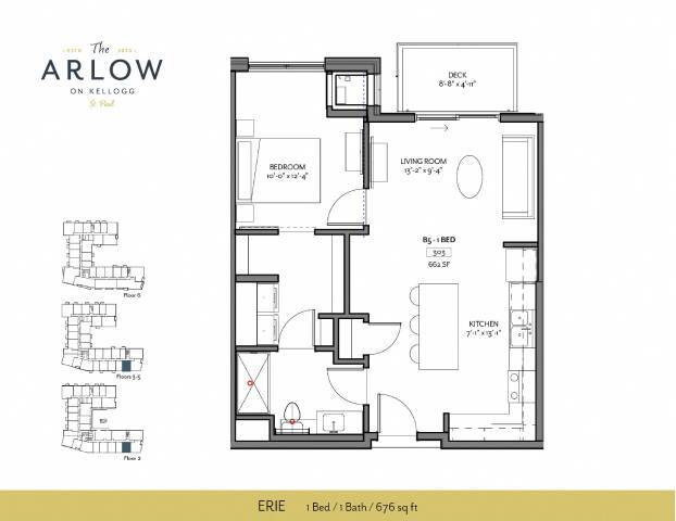 Floorplan - The Arlow on Kellogg