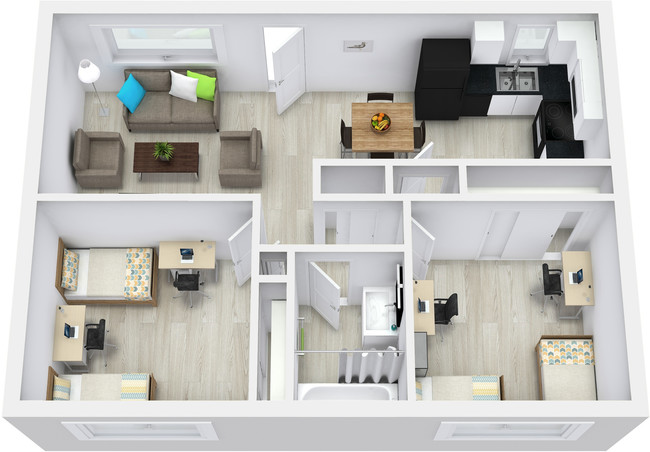 Floorplan - Capri Apartments at Isla Vista