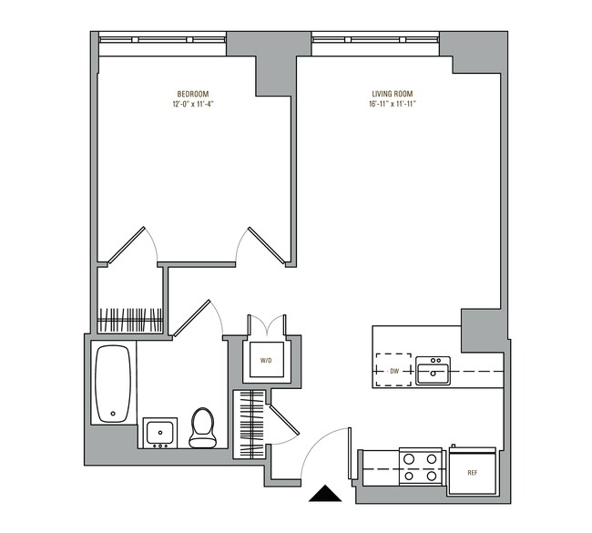 Floorplan - Hoyt & Horn Apartments