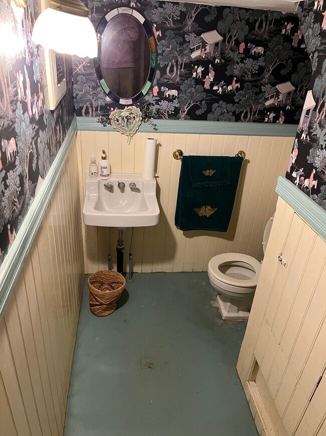 first floor 1/2 bath - 4 Melville St