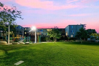 Twilight Exterior - Skyview Apartments
