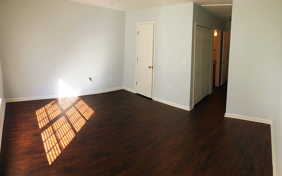 The upstair master bedroom, with a private bedroom and two closets, one of which is walk-in. - 190 Hutchinson St NE