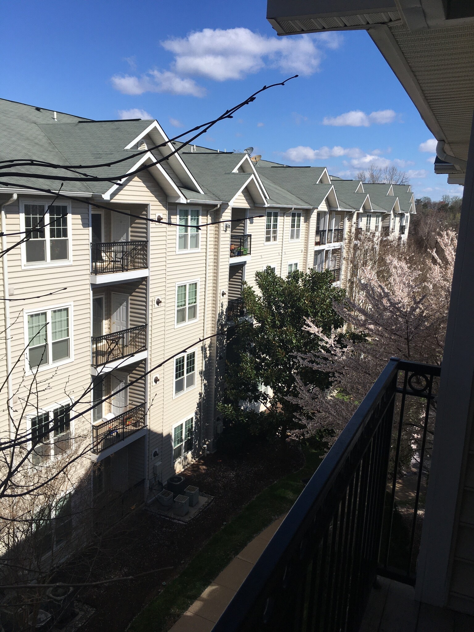 view from balcony, right - 1591 Spring Gate Dr