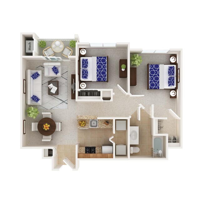 Floorplan - The Morgan Apartment Homes