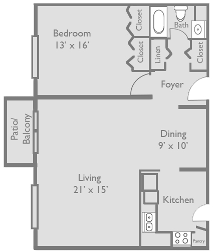Floorplan - Axis at Westmont
