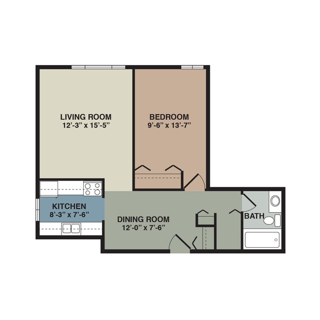 Floorplan - Afton View Apartments